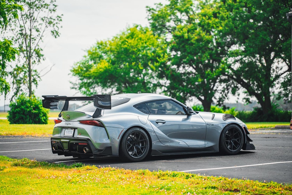 V1X Swan Neck Rear Wing Kit - Mk5 Toyota Supra | Verus Engineering